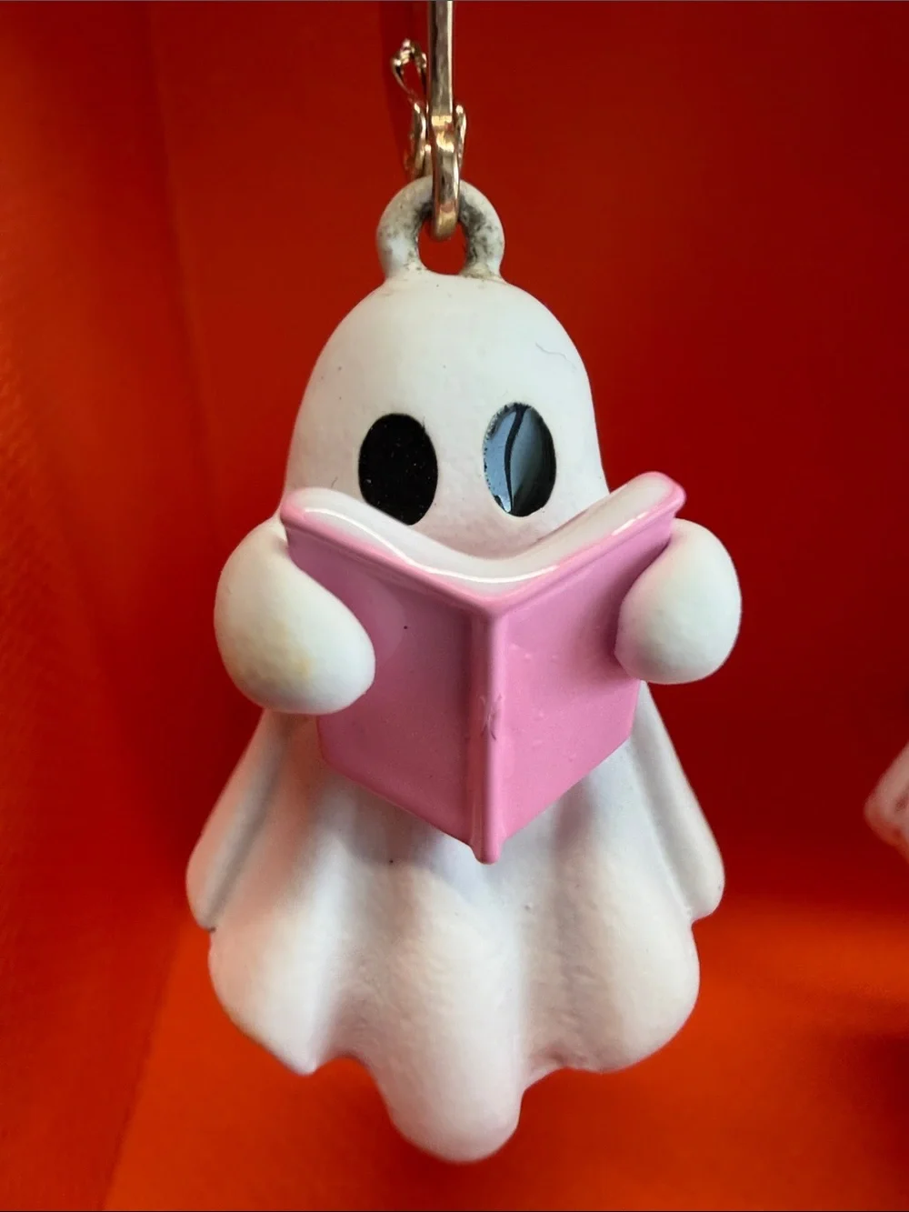 True to Form | Ghost Book Lover Halloween Leverback Dangle Earrings 👻📚 - Picture 4 of 9